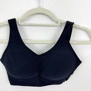 Truekind Womens Daily Comfort Wireless Shaper Bra Size M Black